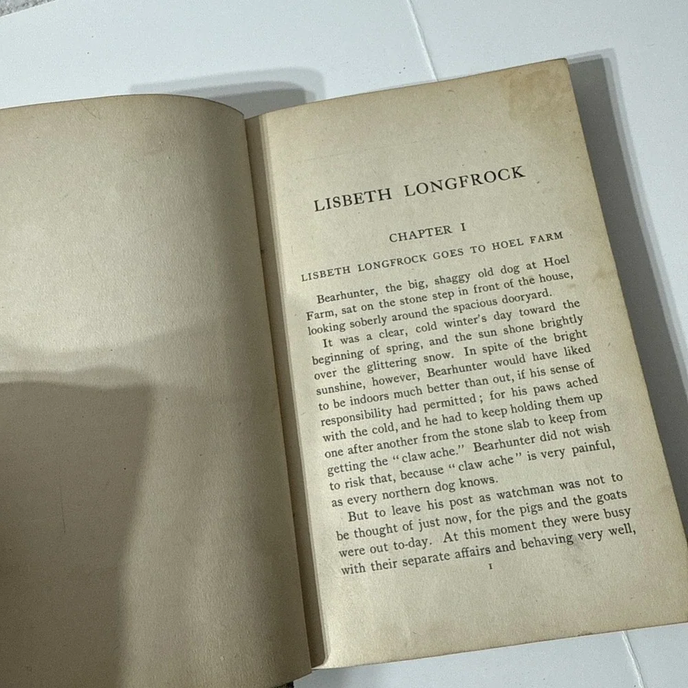 Lisbeth Longfrock Laura E. Poulsson Hans Aanrud - 1907 Illustrated HC Ginn & Co.